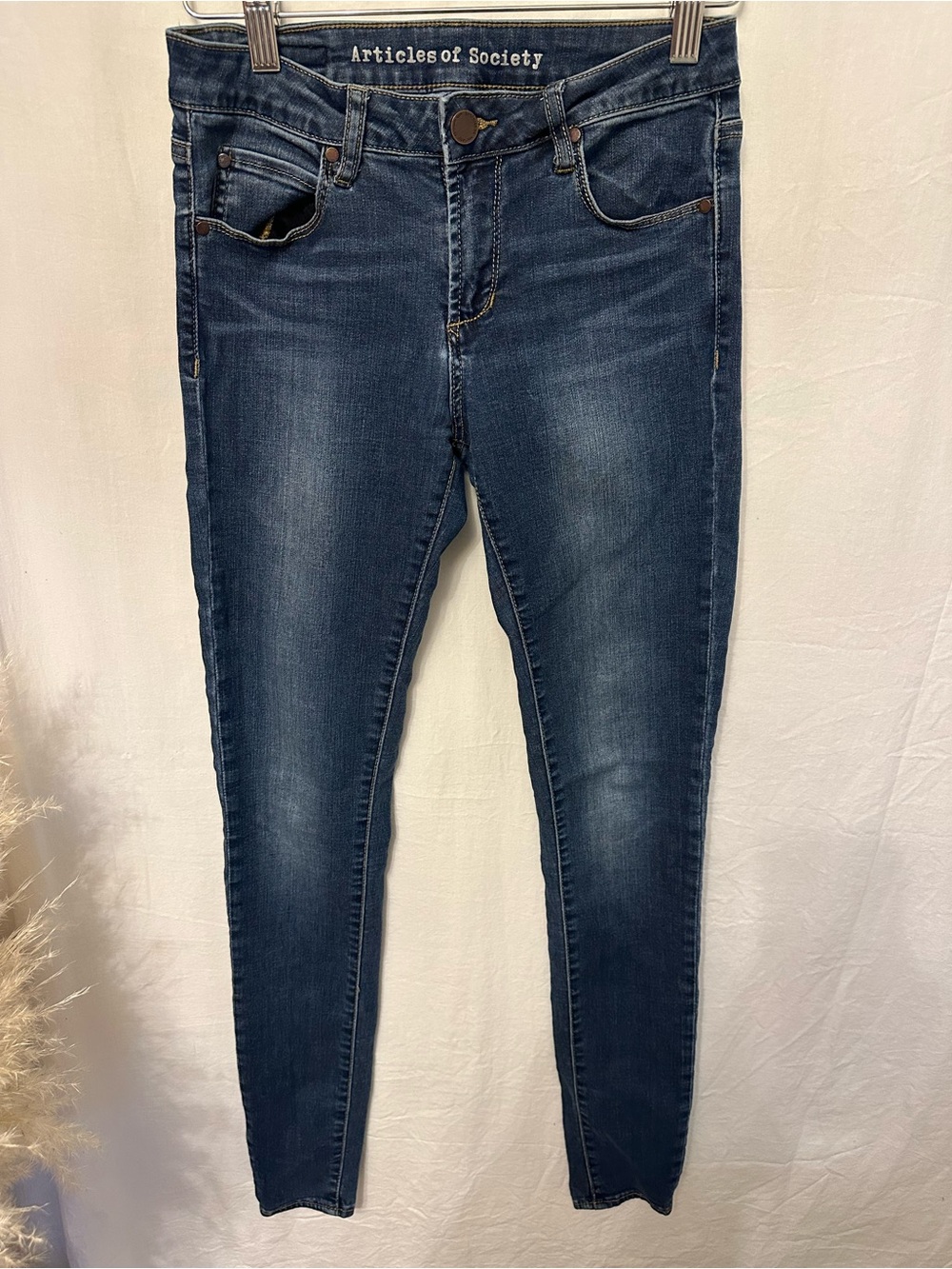 Articles of Society Skinny Jeans Women’s Size 25 Dark Wash Stretch Denim